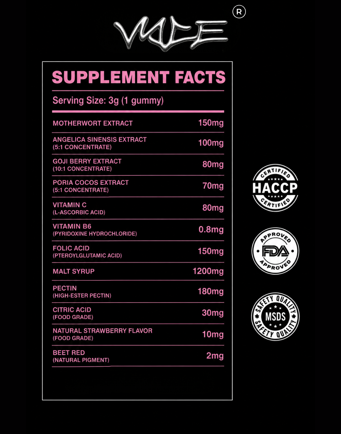 Image of Vyce Gummy (For Women)